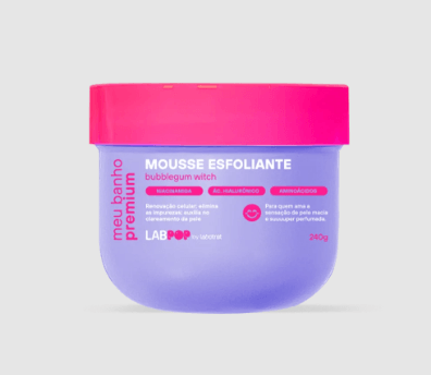 Mousse Esfoliante Labotrat Bubblegum Witch - 240g
