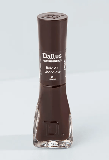 Esmalte dailus crem bolo de chocolate
