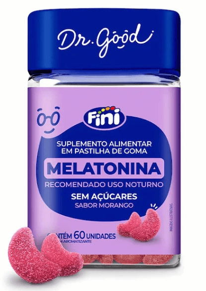 Dr. Good Melatonina com 60 Unidades - Fini