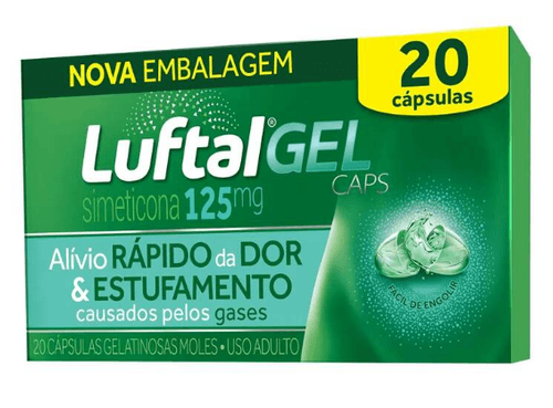 Luftal Gel Caps Reckitt Benckiser 125mg 20 Cápsulas