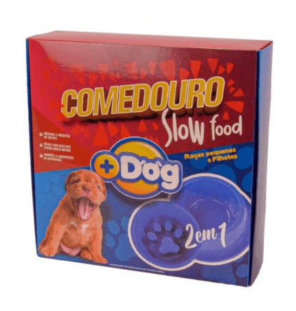 Comed slow food 2em1 mais dog p azul