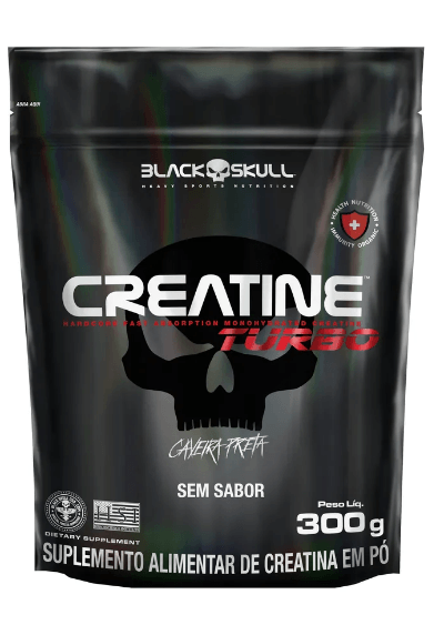 Creatina Turbo Black Skull Refil - 300g