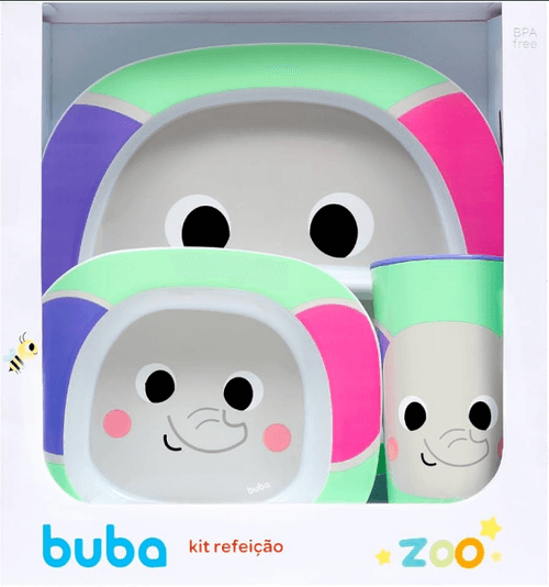 KIT REFEICAO BUBA ZOO ELEFANTE
