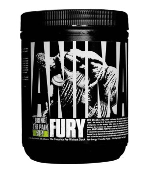 Animal Fury Pré Workout Maçã Verde - 450g