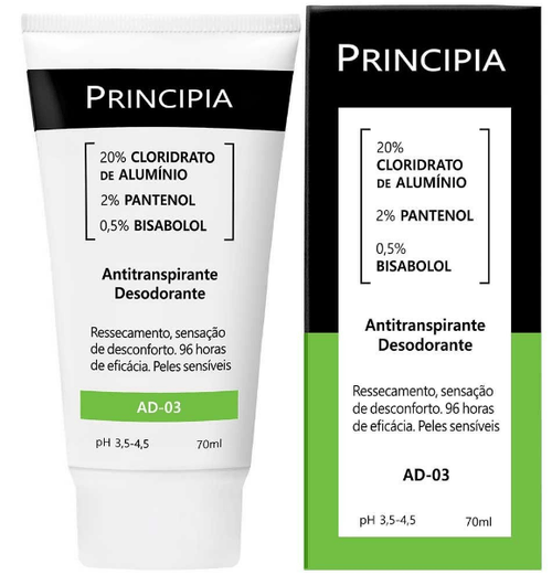 Desodorante Antitranspirante Principia AD-03 - 70ml