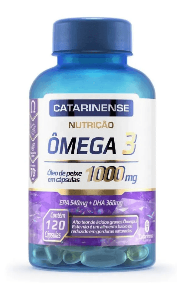 Ômega 3 Catarinense 1000mg com 120 Cápsulas - Catarinense