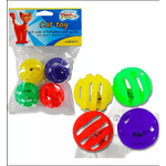 Brinquedo para Gato - Bolinha Colorida com 4 Unidades.png
