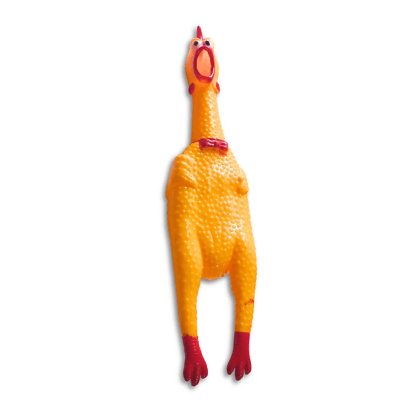 Brinquedo para Pet de Vinil - Galinha Roc Roc.png