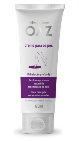 Creme para os Pés OAZ Eurofarma 120ml