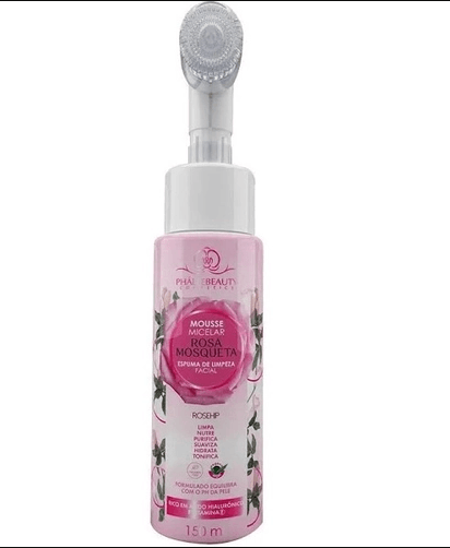 Mousse Micelar Phállebeauty Rosa Mosqueta 150ml