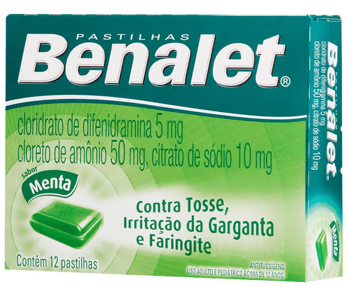 Benalet Menta JJ OTC 12 Pastilhas
