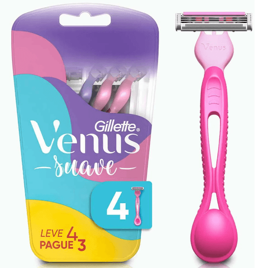 Apar prestobarba venus 3 simply l4 p3 rosa