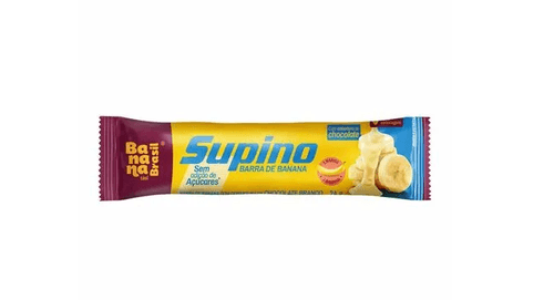 Barra Cereal Supino Zero Banana - Chocolate Branco - 24g