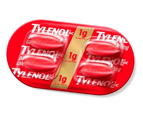 Tylenol DC 1g Múltiplas Dores com 4 Comprimidos - JJ