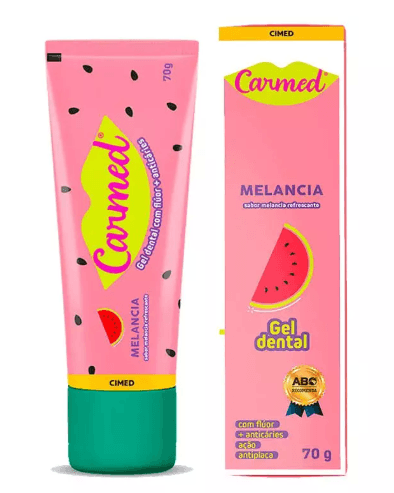Gel Dental Carmed Melancia com Flúor - 70g