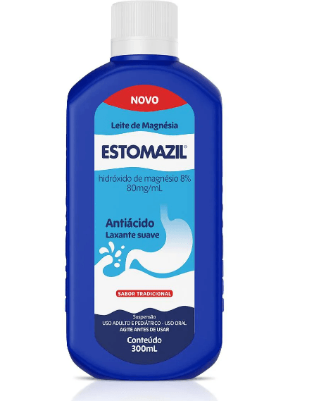 Estomazil Leite Magnésio 80mg/ml Suspensão Oral - 100ml