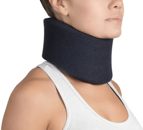 Colar Cervical Espuma Leve Azul Tamanho G - Mercur