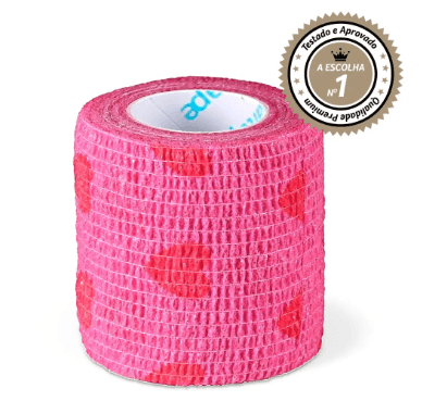 Fita Vitaltape Cohesiveban Rosa - 5cm X 4,5m