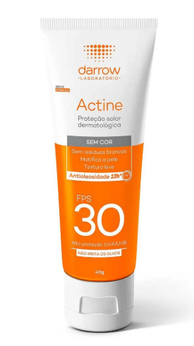 Protetor Solar Actine FPS30 sem Cor - 40g