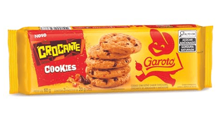 Biscoito Garoto Cookies Crocante - 60g