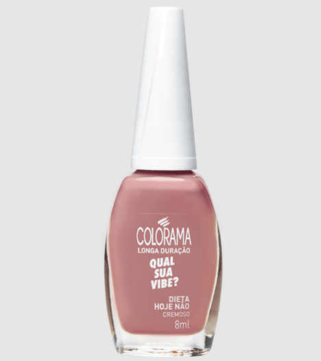 Esmalte colorama dieta hoje nao