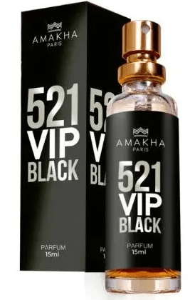 Perfume Masculino 521 Vip Black Amakha Paris - 15ml
