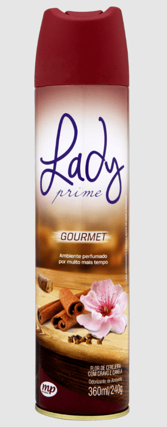 Odorizador Lady Prime Fragrância Flor Cerejeira/Cravo/Canela - 360ml