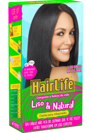 Creme para Alisamento HairLife Liso & Natural - Embelleze