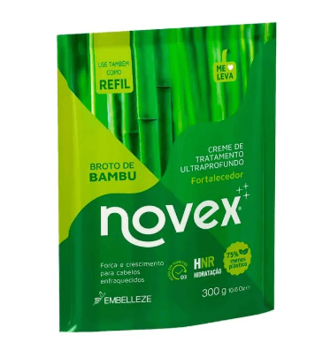 Creme de Tratamento Novex Broto de Bambu Refil - 300g