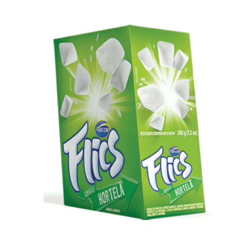 Chiclete Flics Hortela - 1 Ctl