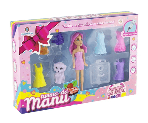 Boneca Turma da Manu C/ Acessórios - Sortido