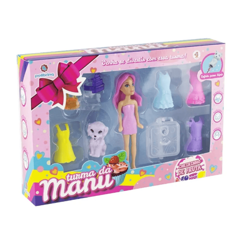 Boneca Turma da Manu C Acess√≥rios - Sortido