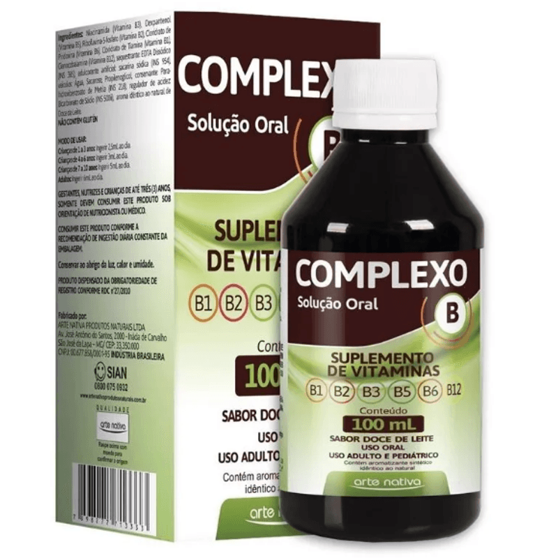 Complexo b arte nativa 100ml