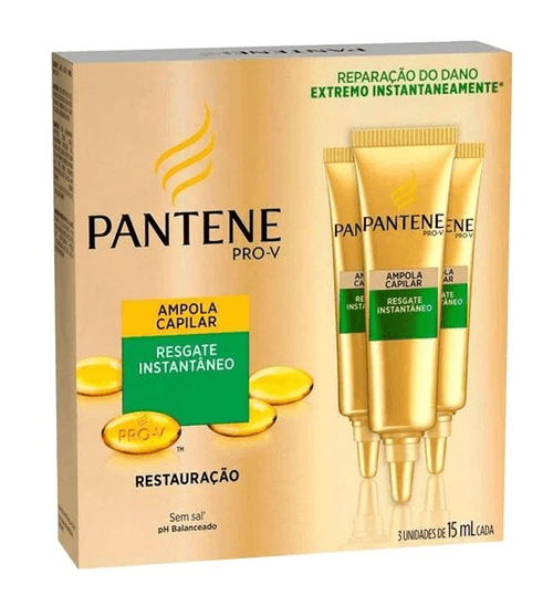 Ampola de Tratamento Capilar Pantene Restauração 3x15ml