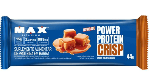 Barra de Proteína Power Crisp Milk Caramelo - 44g