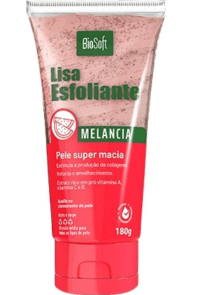Esfoliante Corporal Biosoft Melancia - 180g