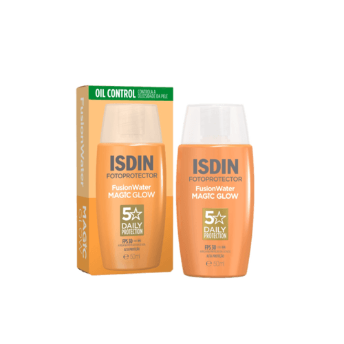 Protetor Solar Facial Isdin Water Magic Glow FPS30 - 50ml