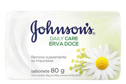 Sabonete em Barra Johnson's Erva Doce 80g
