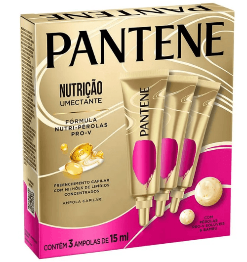 Ampola de Tratamento Capilar Pantene Nutrição 15ml