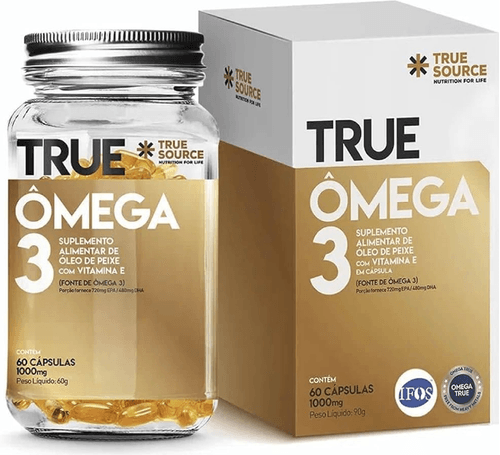 Ômega 3 1000mg True Source com 60 Cápsulas - True Source