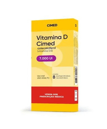 Vitamina D 7.000UI com 4 Comprimidos - Cimed
