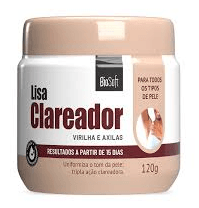 Creme Lisa Clareador Virilha e Axilas - Bio Soft