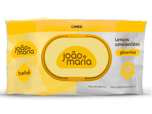 LENÇO UMEDECIDO JOÃO E MARIA X90 C/ FRAG