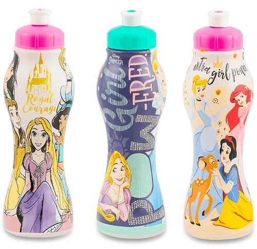 Garrafa Squeeze Princesas - 450ml