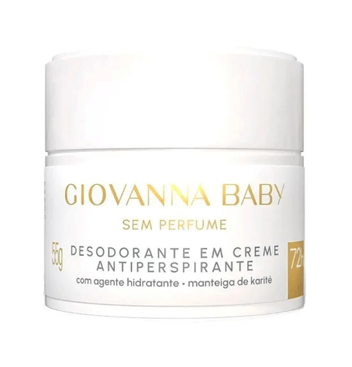 Desodorante Giovanna Baby Creme Sem Perfume - 55g
