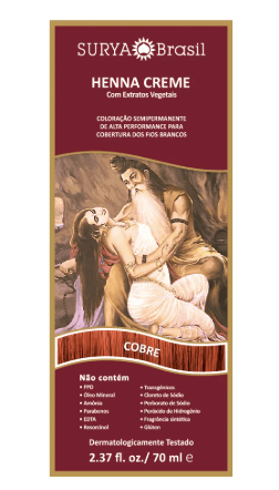 Henna Creme Surya Brasil Cobre - 70ml