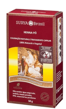 Henna em Pó Surya Brasil Castanho Acinzentado - 50g