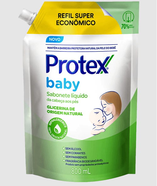 Sabonete Líquido Protex Baby Glicerinado Refil - 800ml