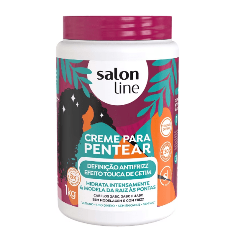 Creme de Pentear Salon Line Antifrizz - 1kg