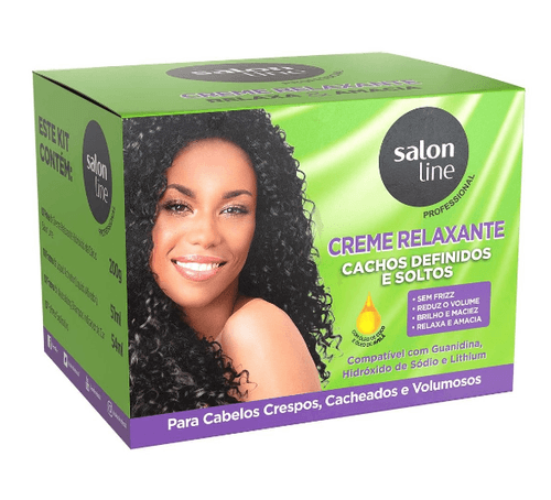 Creme Relaxante Salon Line Cachos Definidos e Soltos Coco/Avelã - 200g
